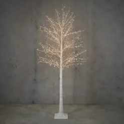Edelman Albero Bianco con 576 LED Bianco Classico con Timer- Luci Di Natale|Luci Di Natale