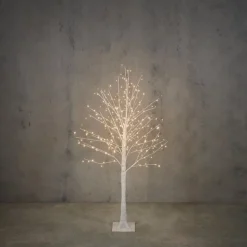 Edelman Albero Bianco con 288 LED Bianco Classico con Timer- Luci Di Natale|Luci Di Natale