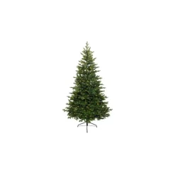 Kaemingk Albero di Natale Allison Illuminato h240Ø152cm PE+PVC- Alberi Di Natale Slim|Alberi Di Natale Medi