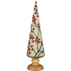 Edelman Albero di Natale Decorato Color Bianco 40 cm- Complementi D'Arredo