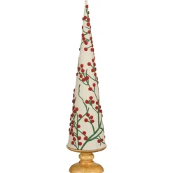Edelman Albero di Natale Decorato Color Bianco 55 cm- Complementi D'Arredo