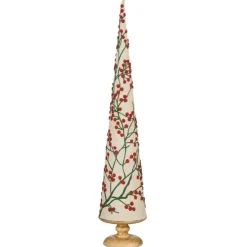Edelman Albero di Natale Decorato Color Bianco 78 cm- Complementi D'Arredo