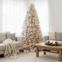Magic Tree Albero di Natale Lincoln White h180Ø110cm PE- Alberi Di Natale Tradizionali|Alberi Di Natale Medi