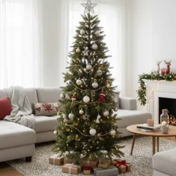 Magic Tree Albero di Natale Russel h240Ø80cm PE+PVC- Alberi Di Natale Slim|Alberi Di Natale Grandi