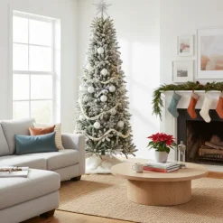Magic Tree Albero di Natale Russel Innevato h180Ø65cm PE+PVC- Alberi Di Natale Innevati|Alberi Di Natale Slim