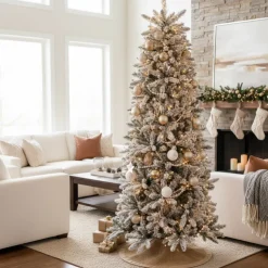 Magic Tree Albero di Natale Russel Innevato h210Ø70cm PE+PVC- Alberi Di Natale Innevati|Alberi Di Natale Slim