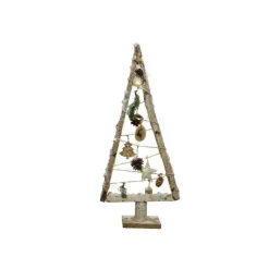 Kaemingk Albero di Natale stilizzato luminoso Naturale dim 8.5x30x67 cm- Luci Di Natale
