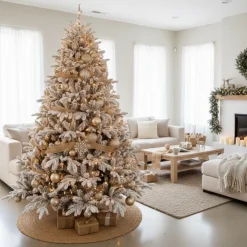 Magic Tree Albero di Natale White Montgomery h240Ø142cm PE+PVC- Alberi Di Natale Innevati|Alberi Di Natale Tradizionali