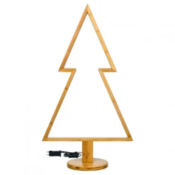 Lotti Albero Natale Abete con Base H90cm LED BIANCO CALDO- Luci Di Natale|Luci Di Natale