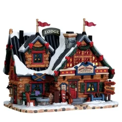 Lemax Apres-Ski Lodge con Alimentatore Cod. 75201- Edifici Illuminati