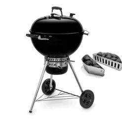 Weber Barbecue a Carbone Master-Touch 57 cm GBS E-5750 Black Cod. 14701004 + Cesti Porta Carbone Cod. 7403- Weber Promo|Barbecue Weber A Carbone