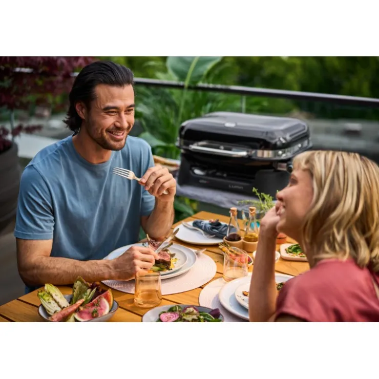 Weber Barbecue Elettrico Lumin Compact Black Cod. 91010953- Barbecue Weber Lumin|Barbecue Elettrici Weber Lumin