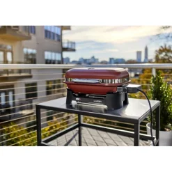 Weber Barbecue Elettrico Lumin Compact Crimson Red Cod. 91040953- Barbecue Weber Lumin|Barbecue Elettrici Weber Lumin