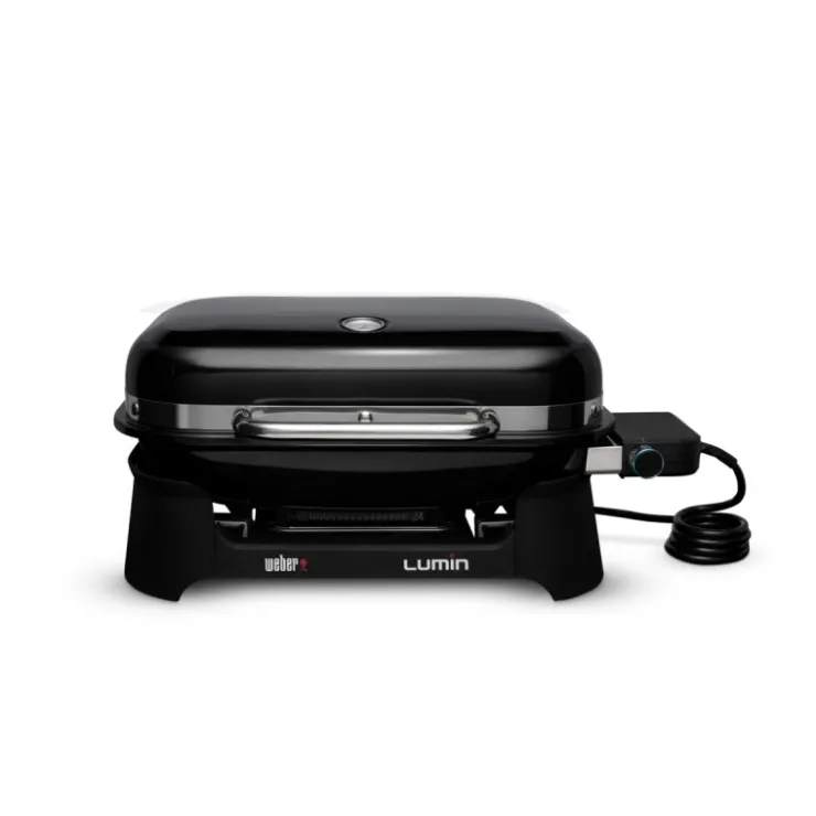 Weber Barbecue Elettrico Lumin Black Cod. 92010953- Barbecue Weber Lumin|Barbecue Elettrici Weber Lumin