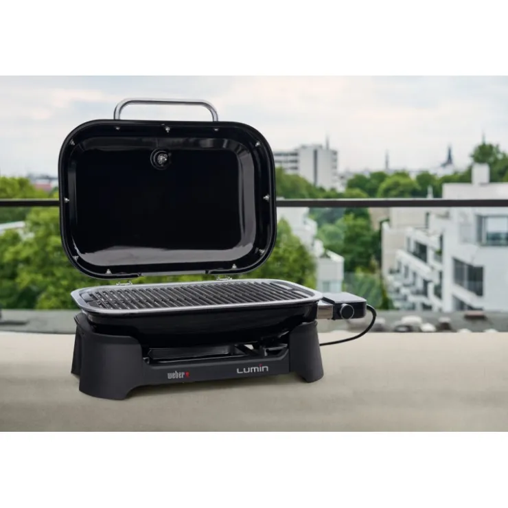 Weber Barbecue Elettrico Lumin Black Cod. 92010953- Barbecue Weber Lumin|Barbecue Elettrici Weber Lumin