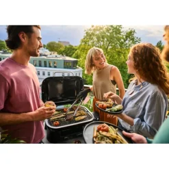 Weber Barbecue Elettrico Lumin Compact Con Stand Black Cod. 91010853- Barbecue Weber Lumin|Barbecue Elettrici Weber Lumin