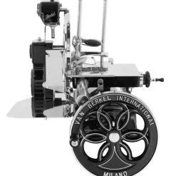 Berkel Affettatrice Volano Fiorato B114 colore Nero - Decori Argento- Affettatrici Volano Berkel
