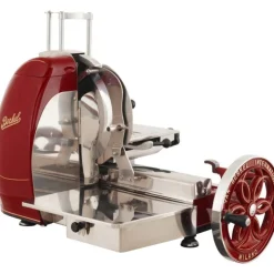 Berkel Affettatrice Volano Fiorato B116 colore Rosso - Decori Oro- Affettatrici Volano Berkel