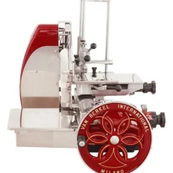Berkel Affettatrice Volano Fiorato B116 colore Rosso - Decori Oro- Affettatrici Volano Berkel