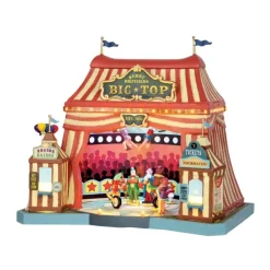 Lemax Berry Brothers Big Top con Alimentatore 4.5V Cod. 55918- Edifici E Giostre In Movimento