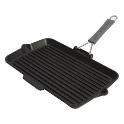 Staub Bistecchiera 34 x 21 cm Nera- Bistecchiere Griglie E Gratelle