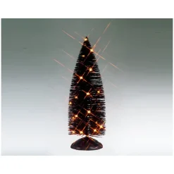 Lemax Black Bristle Tree Orange Light B/O 4.5V Cod. 54518- Alberi|Novità Lemax Spooky Town 2025