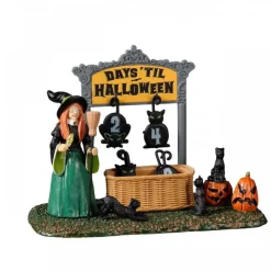 Lemax Black Cat Countdown Cod. 23585- Scene Halloween|Scene Natalizie