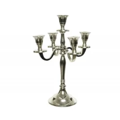 Kaemingk Candelabro in alluminio 29,5 cm- Candele E Accessori