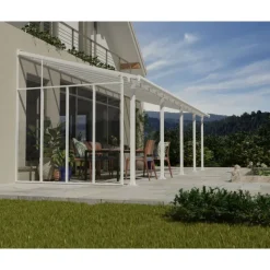 Canopia 3 m Parete laterale Pergola Bianco- Accessori Canopia|Pergole