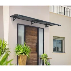 Canopia Aquila Pensilina Da Esterno 205X91 cm Grigio- Pensiline