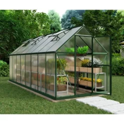 Canopia Balance Ibrida Serra Da Giardino in Policarbonato 367X244X229 cm Verde- Serra Da Giardino Canopia