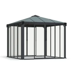 Canopia Ledro Gazebo Chiuso in Alluminio 3X3 m- Gazebo