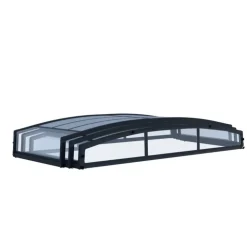 Canopia Majorca CoPertura Telescopica de Policarbonato & Alluminio Per Piscina 6X4 m- Coperture Per Piscina