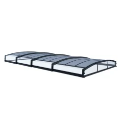 Canopia Majorca CoPertura Telescopica de Policarbonato & Alluminio Per Piscina 8X4 m- Coperture Per Piscina