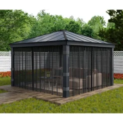 Canopia Rete Antizanzarae Per Gazebo Dallas 4.3X4.3 m- Accessori Canopia|Gazebo