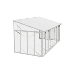 Canopia San Remo Pergola Chiusa in Alluminio 3X5.6 m Bianco- Verande|Pergole