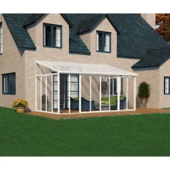 Canopia San Remo Pergola Chiusa in Alluminio 3X5.6 m Bianco- Verande|Pergole