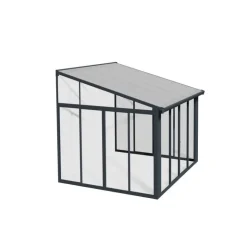 Canopia San Remo Pergola Chiusa in Alluminio 3X3 m Grigio- Verande|Pergole