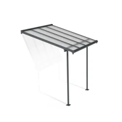 Canopia Sierra Pergola Addossata in Alluminio 2.3X2.3 m Grigio- Pergole