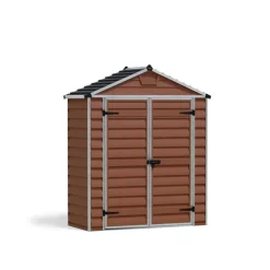 Canopia Skylight Casetta Da Giardino in Policarbonato 90X185X217 cm Ambra- Casette Da Giardino Piccole