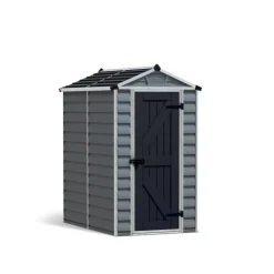 Canopia Skylight Casetta Da Giardino in Policarbonato 176X120X203 cm Grigio Deco- Casette Da Giardino Piccole