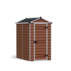 Canopia Skylight Casetta Da Giardino in Policarbonato 176X120X203 cm Ambra- Casette Da Giardino Piccole
