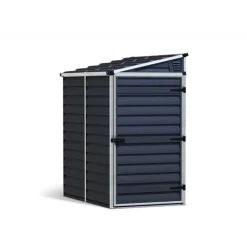 Canopia Skylight Casetta Da Giardino in Policarbonato 176X120X203 cm Grigio Scuro- Casette Da Giardino Piccole