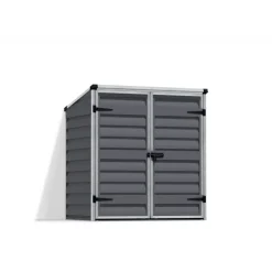 Canopia Voyager Casetta Da Giardino in Policarbonato 139X90X146 cm Grigio- Casette Da Giardino Piccole