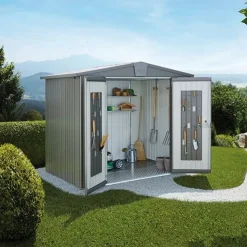 Biohort Casetta da Giardino in Metallo EUROPA 1- Casette Da Giardino Piccole|Casetta Europa Biohort In Metallo