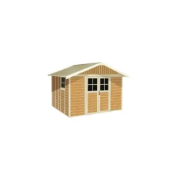 Grosfillex Casetta da Giardino in Resina DECO 11 WOOD- Casette In Resina Grosfillex|Casette Da Giardino Grandi