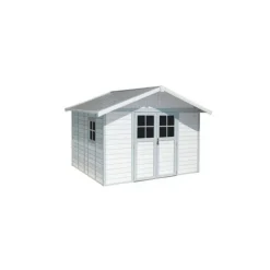 Grosfillex Casetta da Giardino in Resina DECO 11 WHITE- Casette In Resina Grosfillex|Casette Da Giardino Grandi
