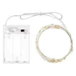 Lotti Catena 20 MicroLED BIANCO CALDO Luce Fissa- Luci Di Natale|Luci Di Natale