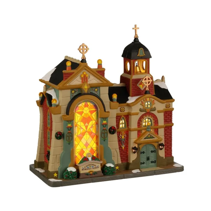Lemax Cathedral Of Eternal Light Cod. 25877- Prodotti Fuori Catalogo|Edifici Illuminati
