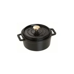 Staub Cocotte 12 cm Nera in Ghisa- Cocotte Tonde